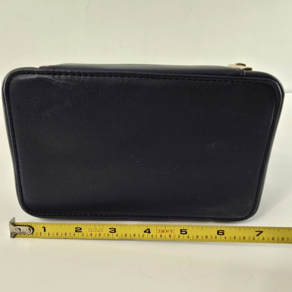 Missoni x Delta Faux Leather Vanity Cosmetic Toiletry Beauty Pouch Bag Bundle